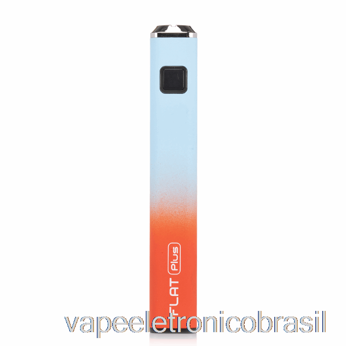 Vape Recarregável Yocan Flat Plus 900mah Bateria Vermelha Azul-petróleo